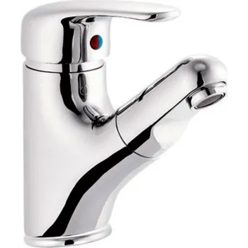 Vodovodní baterie KASIOPEA stojánková umyvadlová baterie s výsuvnou sprškou, chrom