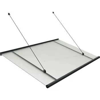 Stříška nad vchodové dveře Vchodová stříška Garching 1515 x 970 x 855 mm antracit