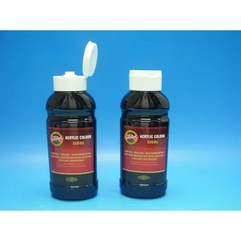 Výtvarná barva KOH-I-NOOR Akrylová barva 1627/0700 černá 500ml