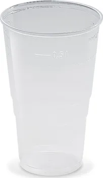 Jednorázové nádobí Kelímek průhledný 0,5 l 50 ks