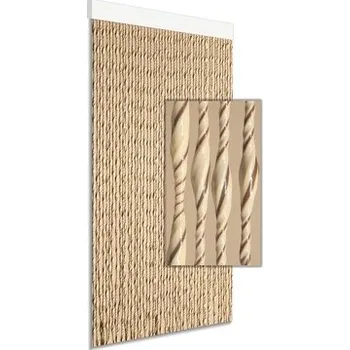 Závěs Závěs do dveří Ambra hnědý/béžový 90x210 cm