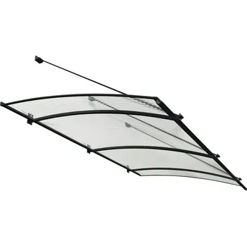 Stříška nad vchodové dveře Vchodová stříška Regen 1970 x 830 x 670 mm antracit