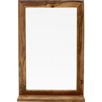 Zrcadlo Indický nábytek - Zrcadlo Suri 60x90 z indického masivu palisandr Only stain