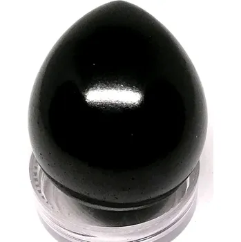 Velikonoční dekorace Šungitové vajíčko cca 3,2x1,9cm