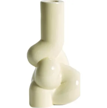 Svícen Hay, Svícen na klasickou svíčku W&S Soft pastelově žlutý - Formadore