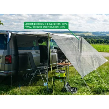 Stan REKA Karavany Přední stěna pro lehký předstan Materiál: Sluneční clona, Rozměr: 2 700 x 1 600 mm