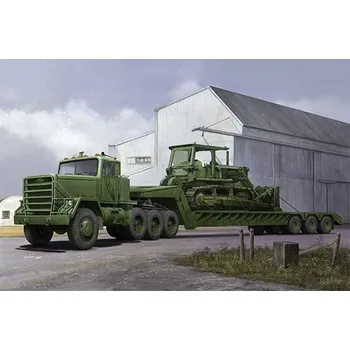 Plastikový model M920 Tractor tow M870A1 Semi Trailer - Trumpeter 01078