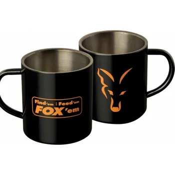 Kempingové nádobí FOX nerezový hrnek Stainless Steel Mug 400ml