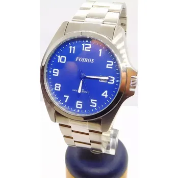 Hodinky FOIBOS Pánské ocelové čitelné hodinky 5ATM FOIBOS CK1571.3 (FOIBOS Pánské ocelové čitelné hodinky 5ATM FOIBOS CK1571.3)