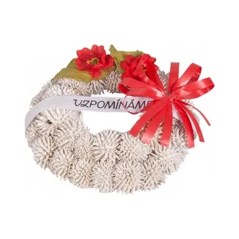 Věnec Věneček BODLÁKOVÝ VZPOMÍNÁME hřbitovní d7cm
