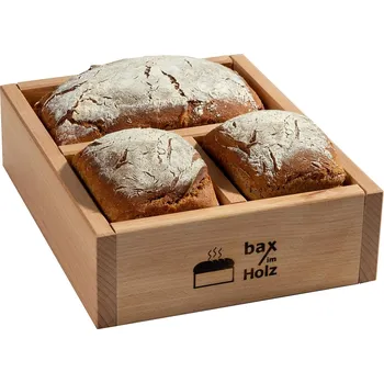 Nádoba na pečení forma na pečení chleba z bukového dřeva bax im Holz