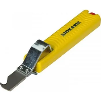 Pracovní nůž Odizolovací nůž JOKARI - nastavitelný 8-28mm, s hákovou čepelí,délka 170mm, šířka 29mm