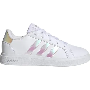 Dětská běžecká obuv ADIDAS Dětské boty Grand Court Lifestyle 36 2/3 BÍLÁ|VÍCEBAREVNÁ