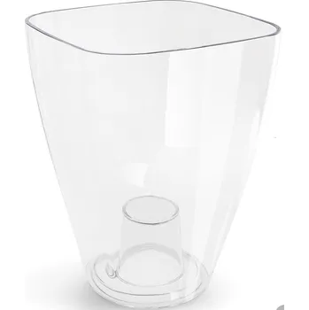 Obal na květináč Květináč obal na orchidej Flora 13cm tranparentní