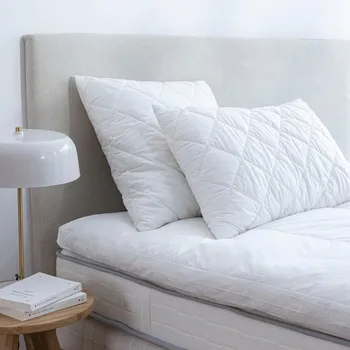 Polštář Blancheporte Polštář s tvarovou pamětí Conforlux F.A.N.® Antibac, tvrdý bílá 65x65 cm