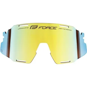 Sluneční brýle FORCE sklo náhradní FORCE GRIP, zlatá revo skla