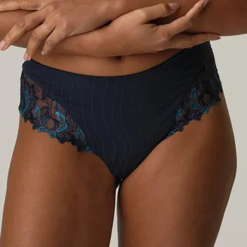 Kalhotky Primadonna - Deauville luxusní tanga velvet blue 36 0661816
