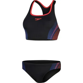 Dámské plavky Speedo Placement Bikini-Set dvojdílné plavky - 0 - černá - 38