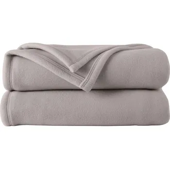 přikrývka Blancheporte Fleecová přikrývka Thermotec® Ourson®, standartní, 350g/m2 světle šedá 180x220 cm