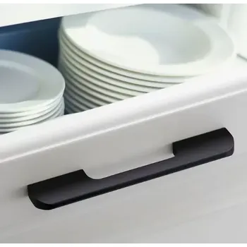 Zásuvkový kontejner Nábytková úchytka 244mm 6801 černá (MD1224B)