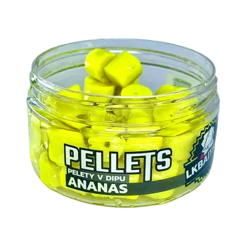 LK Baits Pelety v dipu Ananas 12mm, 60g