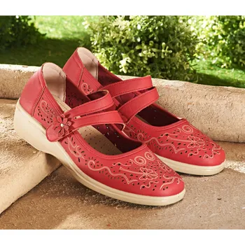 Dámské pantofle 3Pagen Obuv Alma červená 37