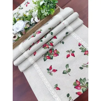 ubrus Běhoun - podzimní šípky na režné