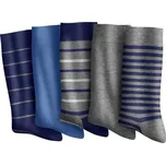 Blancheporte Sada 5 párů originálních ponožek modrá 35-38