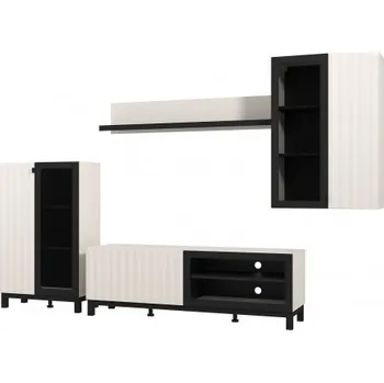 Obývací stěna Velká obývací stěna Vision - bílá/černá