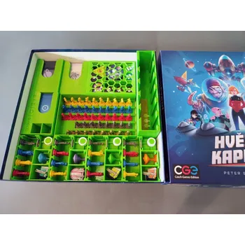 Příslušenství k deskovým hrám inserty.cz Hvězdní kapitáni - Insert (černý, 0019)