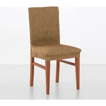 Potah na židli Blancheporte Pružný žakárový potah na židli se vzorem obloučků béžová židle