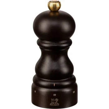 Kuchyňský mlýnek Peugeot PARIS mlynek na pepr bukove drevo cokolada 12 cm