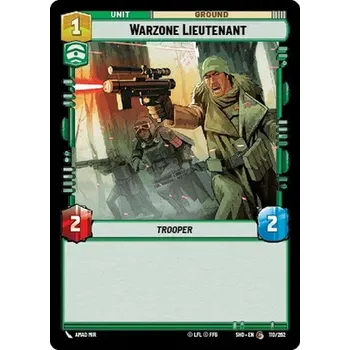 Sběratelská karetní hra Warzone Lieutenant 110/262 - Shadows of the Galaxy Typ karty: Standard