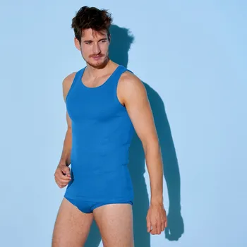 Pánské tílko Blancheporte Sada 3 spodních tílek modrá 101/108