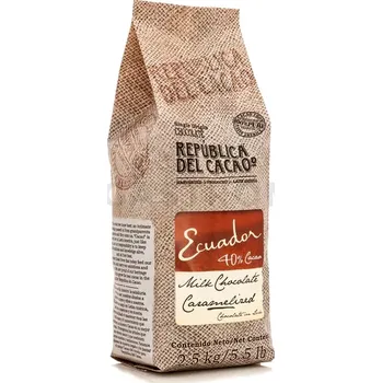 Výroba svíčky Mléčná karamelizovaná čokoláda 40% Ecuador 2,5 kg | REPUBLICA DEL CACAO, 28546-25