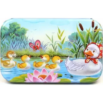 Puzzle v plechové krabičce (L-60ks) - KACHNIČKY (Značka: DATGO)