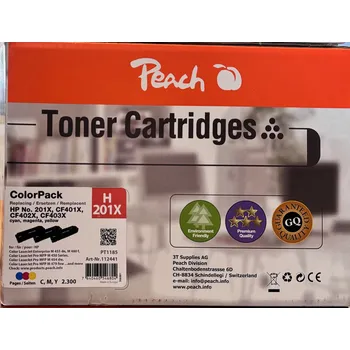 Počítač PEACH kompatibilní toner HP CF401X, Colorpack