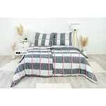 Stanex Ložní povlečení bavlněné Obdélník šedý (LS21) ROZMĚR: 220x240 cm + 2ks (90x70 cm polštář)