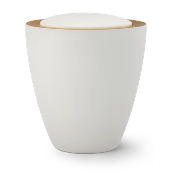 Smuteční dekorace Keramická urna Modena - Bílá