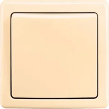 vypínač a zásuvka SWING tlač.ovladač 1/0 komplet krémová **vyř.z výr.**