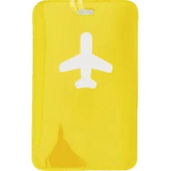Příslušenství k zavazadlu Denver visačka na zavazadla žlutá