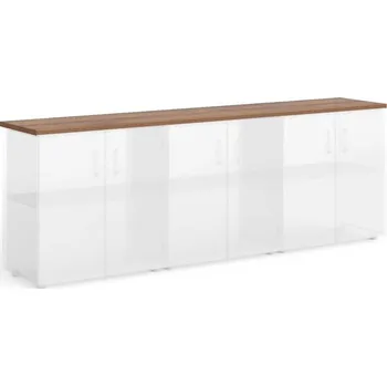 Deska pod umyvadlo Obkladová deska Manager pro 3x širokou skříň, ořech warmia