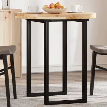 Konferenční stolek vidaXL Stolní deska kulatá Ø 70 x 4 cm masivní akáciové dřevo [4008703] Barva: Přírodní