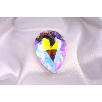 Dětské navlékací korálky Skleněný šaton 20x30mm - č.297