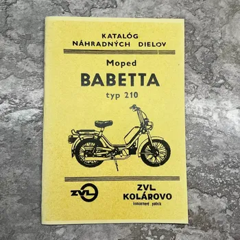 Motor pro motocykl Katalog náhradních dílů Jawa Babetta 210