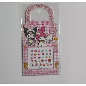 Nálepky na nehty - HELLO KITTY FRIENDS 3 (Značka: TAKARA TOMY)