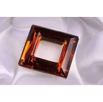 Dětské navlékací korálky Skleněný šaton 30x30mm - č.341