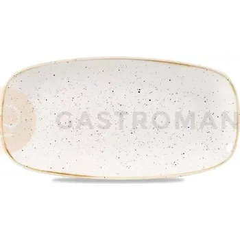 Talíř Obdélníkový talíř 298x153 mm | CHURCHILL, Stonecast Barley White