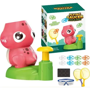 Vystřelovací létající disky - RŮŽOVÁ ŽÁBA (Značka: YEAHBOOM)