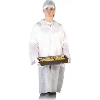 Pracovní zástěra Reis FLAB W zástěra bílá 10 KS M-3XL